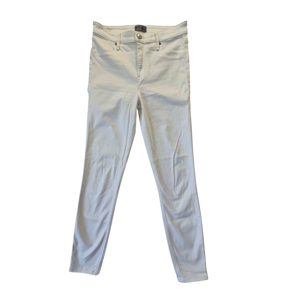 Abercrombie & Fitch Simone High Rise Jean Legging Women 28 White Skinny 6R